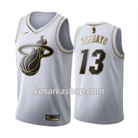 Dres Miami Heat Bam Adebayo 13 Nike 2019-20 Bijela Golden Edition Swingman